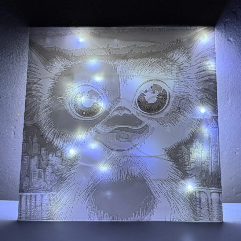 Cuadro Luminoso Gizmo Gremlins