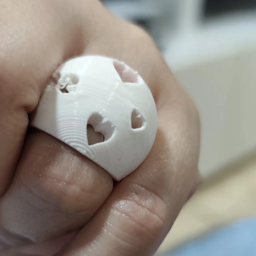 Anillo Corazones Calado