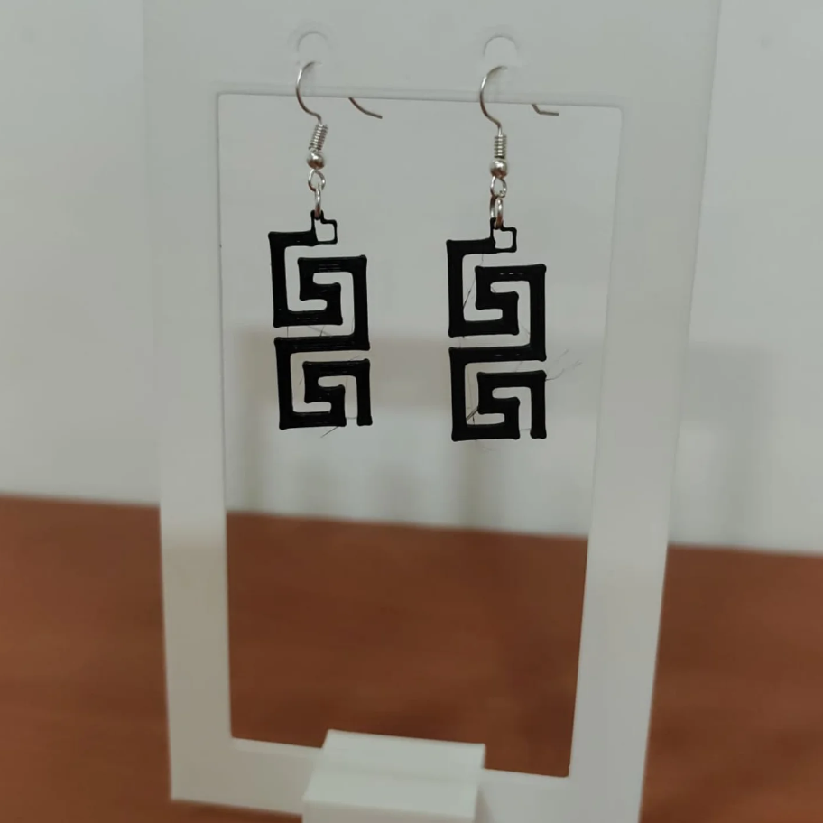 Pendientes Greca Clásica